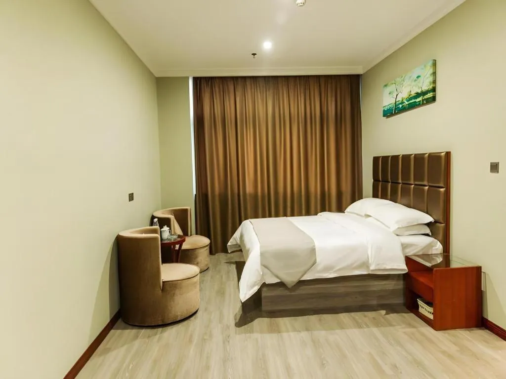 Bed in GreenTree Alliance Hotel Yancheng Engineering College Dayangwan Scenic Area