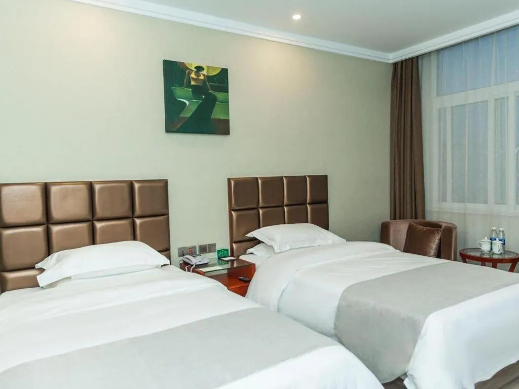 Bed in GreenTree Alliance Hotel Yancheng Engineering College Dayangwan Scenic Area