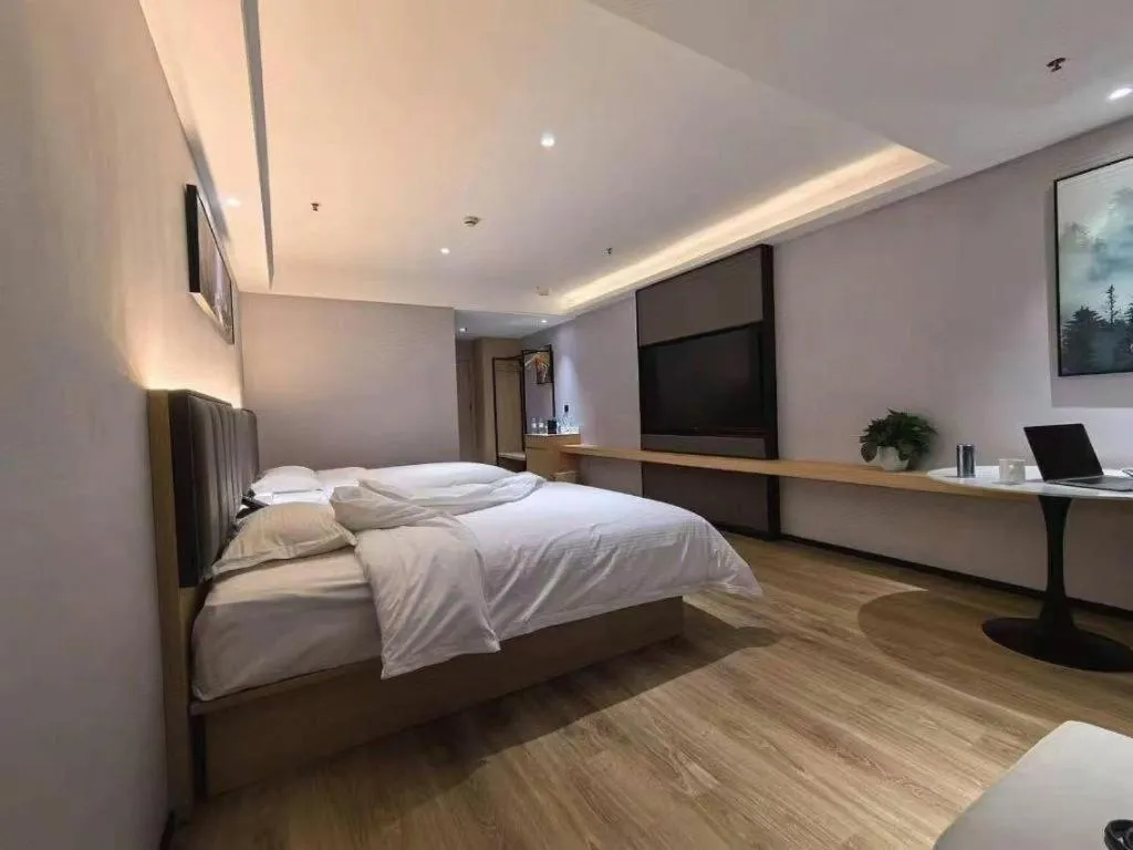 Bed in GreenTree Alliance Hotel Yancheng Engineering College Dayangwan Scenic Area