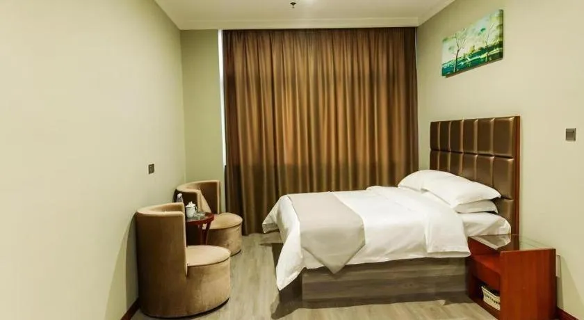 Bed in GreenTree Alliance Hotel Yancheng Engineering College Dayangwan Scenic Area