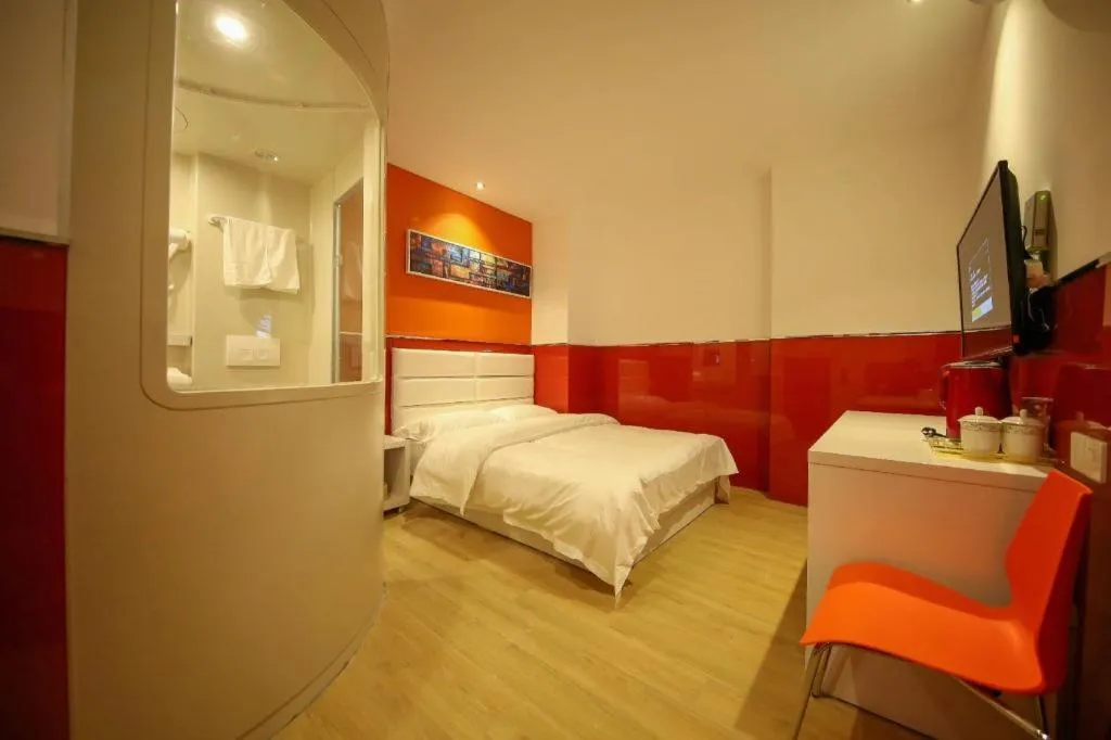 Bed in GreenTree Alliance Hotel Yancheng Engineering College Dayangwan Scenic Area