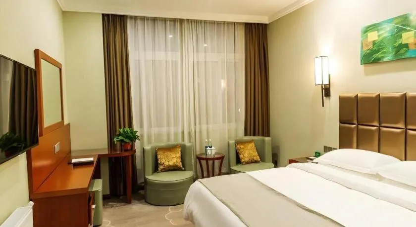 Bed in GreenTree Alliance Hotel Yancheng Engineering College Dayangwan Scenic Area