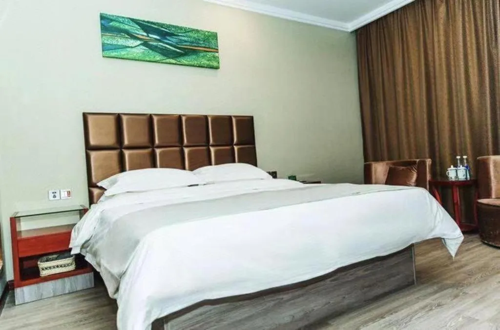 Bed in GreenTree Alliance Hotel Yancheng Engineering College Dayangwan Scenic Area