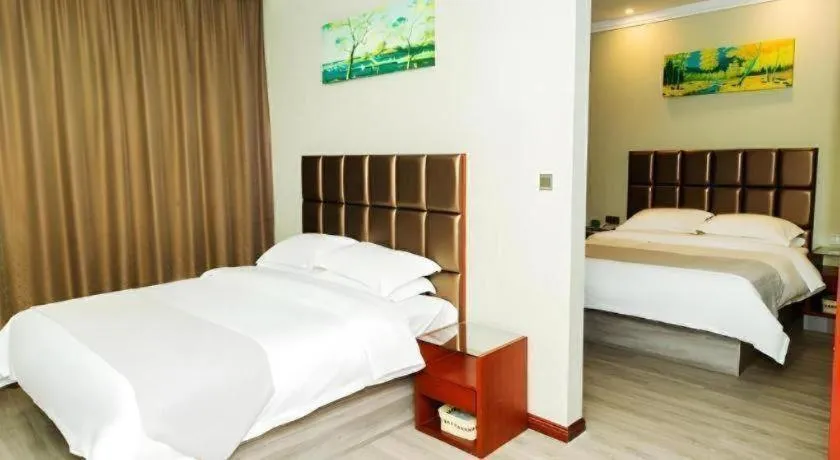 Bed in GreenTree Alliance Hotel Yancheng Engineering College Dayangwan Scenic Area
