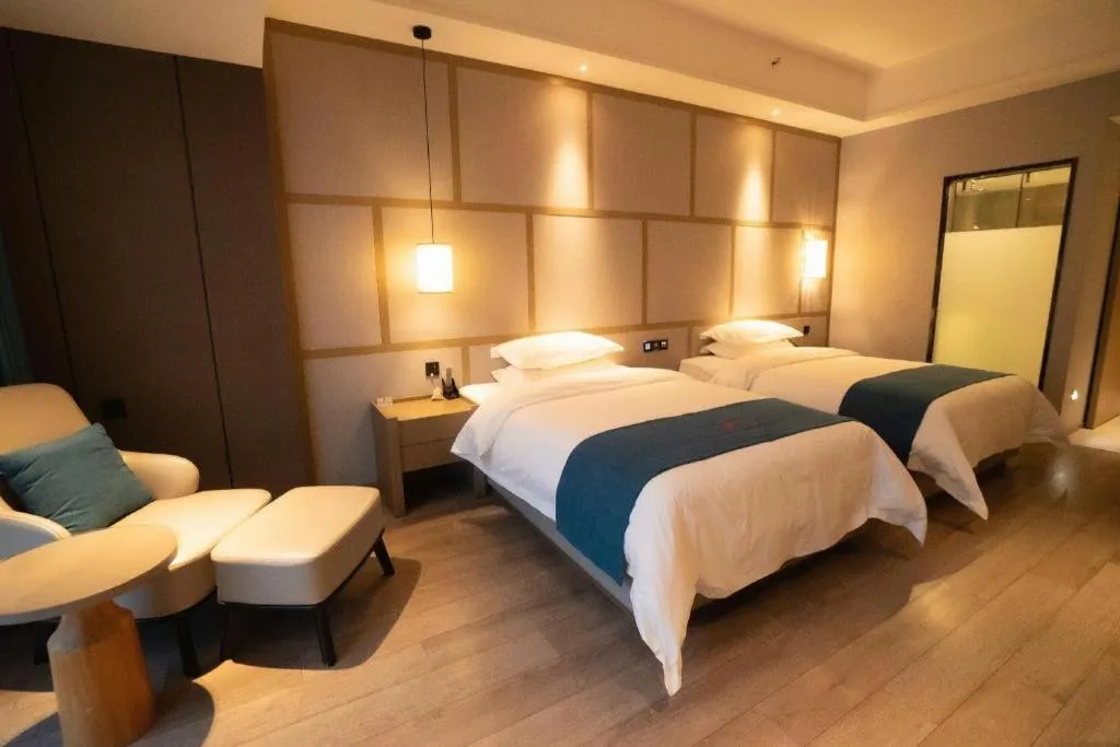 Bed in GreenTree Eastern Hotel Changge Yiwu City