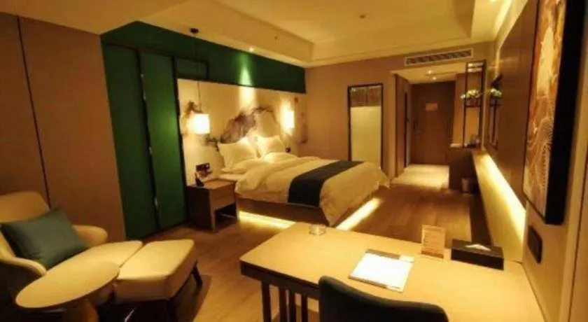 Bed in GreenTree Eastern Hotel Changge Yiwu City