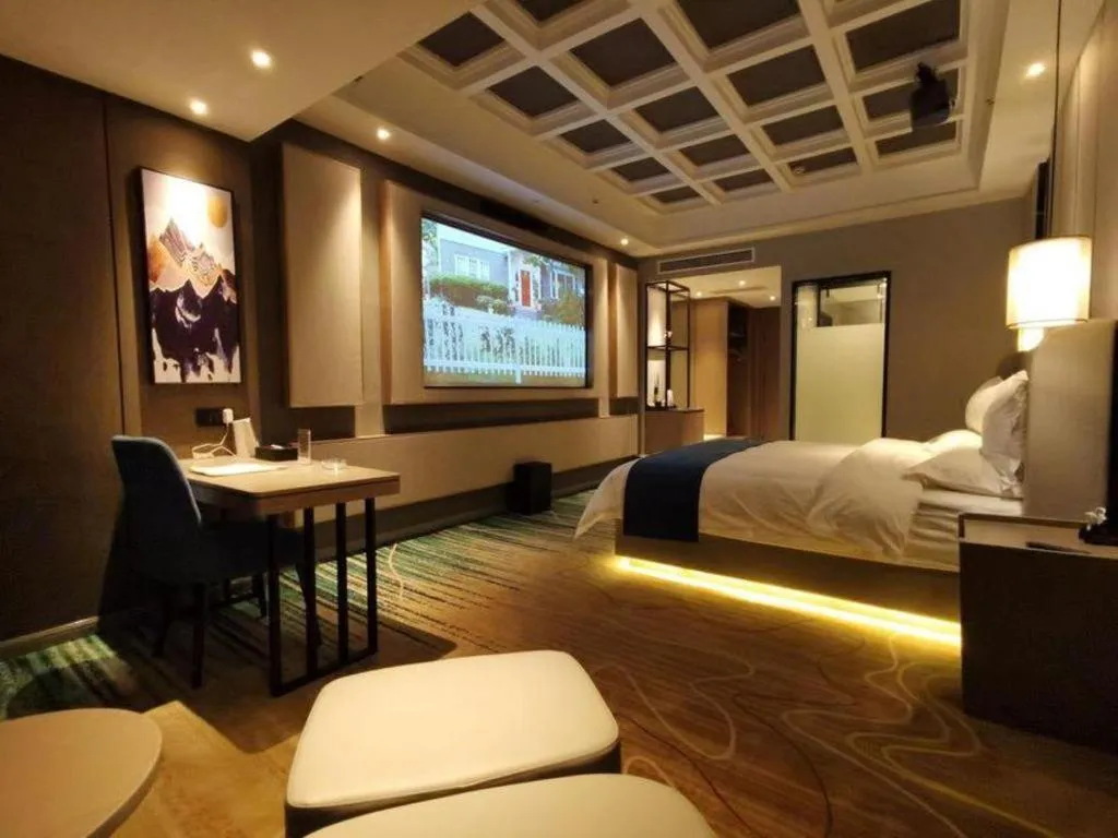 Bed in GreenTree Eastern Hotel Changge Yiwu City