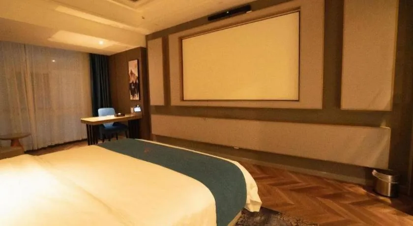 Bed in GreenTree Eastern Hotel Changge Yiwu City