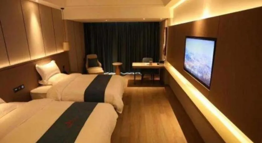 Bed in GreenTree Eastern Hotel Changge Yiwu City