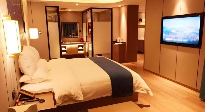 Bed in GreenTree Eastern Hotel Changge Yiwu City