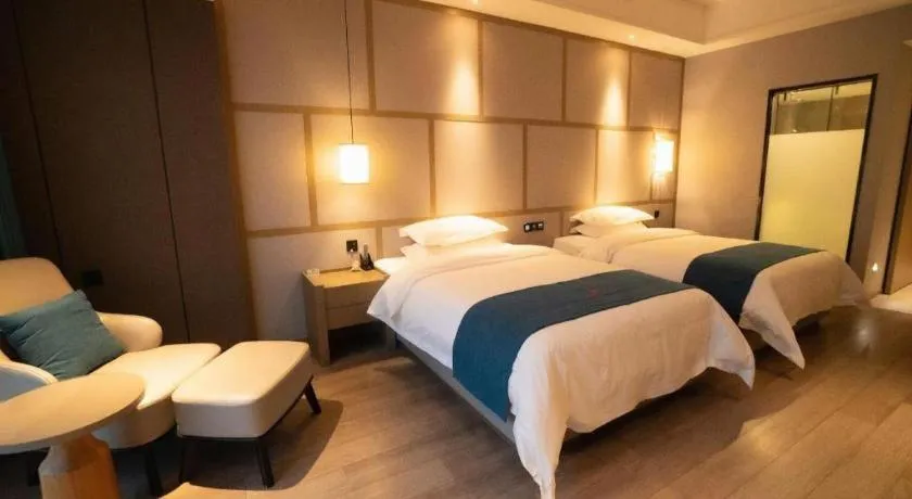 Bed in GreenTree Eastern Hotel Changge Yiwu City