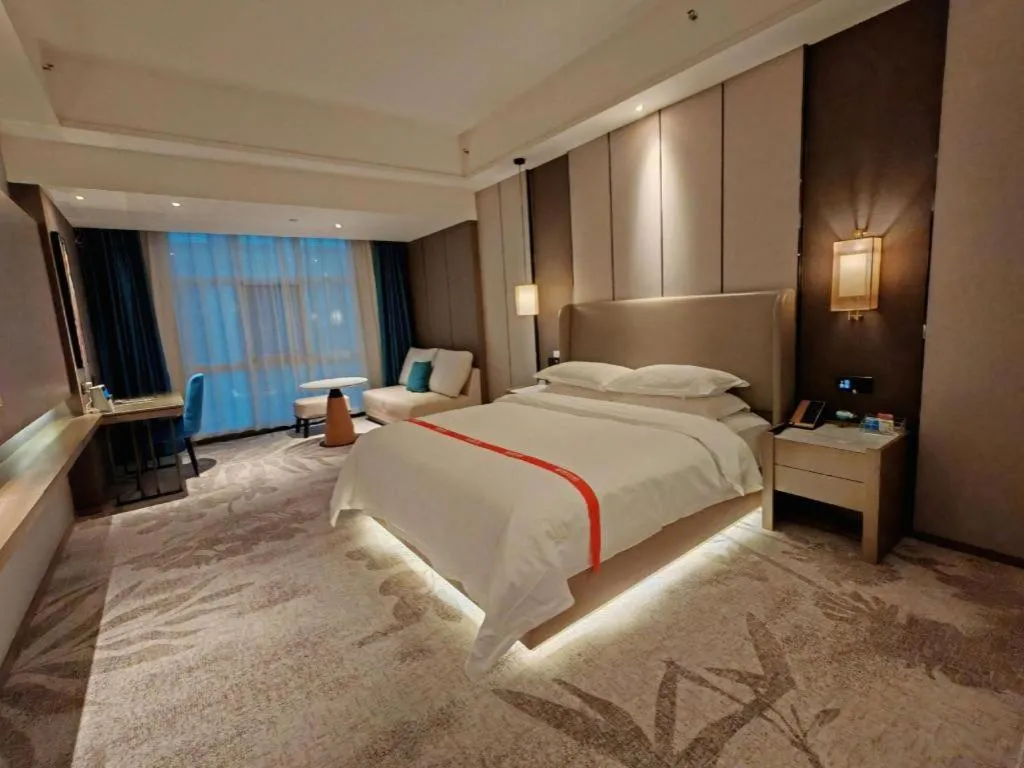 Bed in GreenTree Eastern Hotel Changge Yiwu City