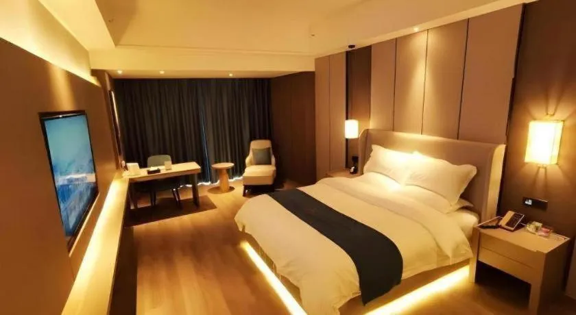 Bed in GreenTree Eastern Hotel Changge Yiwu City