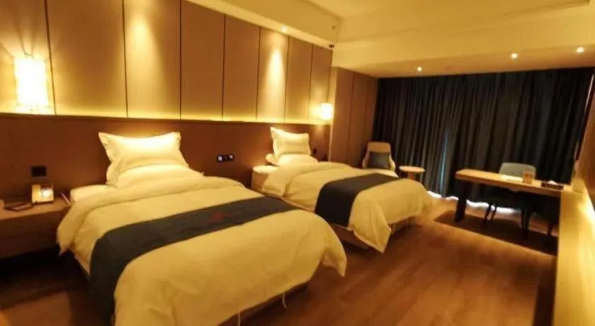 Bed in GreenTree Eastern Hotel Changge Yiwu City