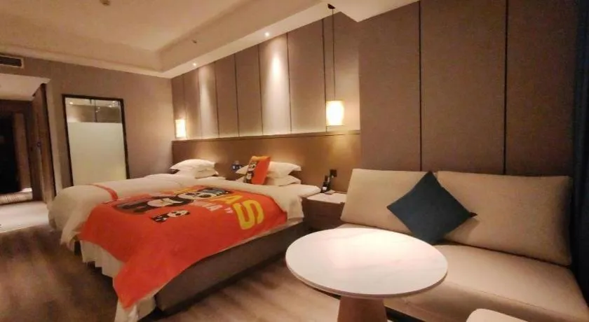 Bed in GreenTree Eastern Hotel Changge Yiwu City