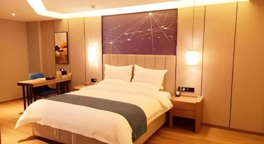 Bed in GreenTree Eastern Hotel Changge Yiwu City