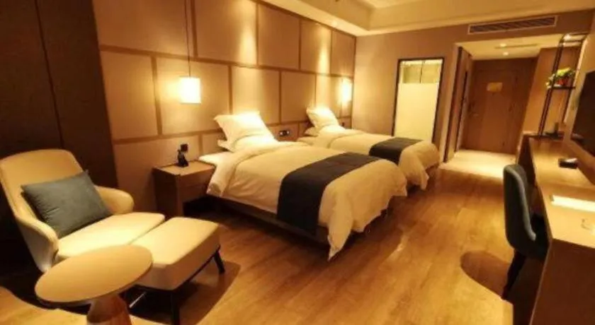 Bed in GreenTree Eastern Hotel Changge Yiwu City