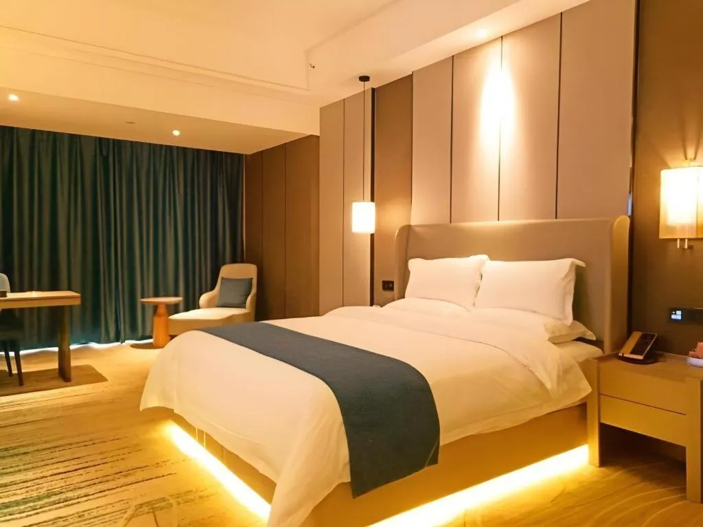 Bed in GreenTree Eastern Hotel Changge Yiwu City