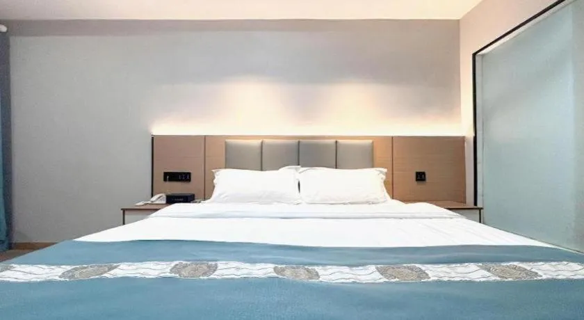 Bed in Shell Hotel Huaibei Jinying Plaza Long Distance Bus Station