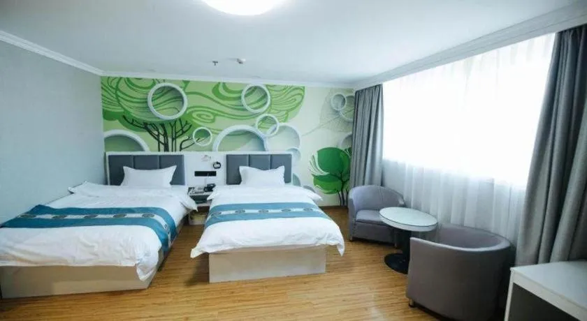 Bed in Shell Hotel Huaibei Jinying Plaza Long Distance Bus Station