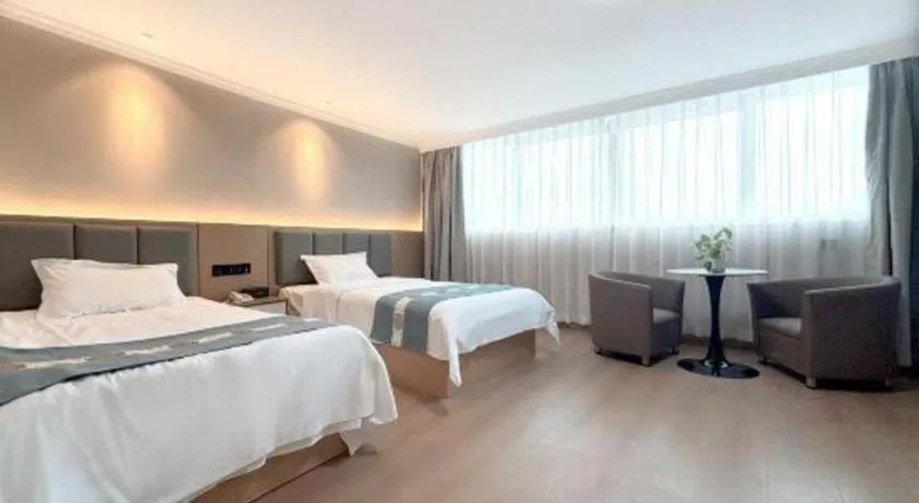 Bed in Shell Hotel Huaibei Jinying Plaza Long Distance Bus Station