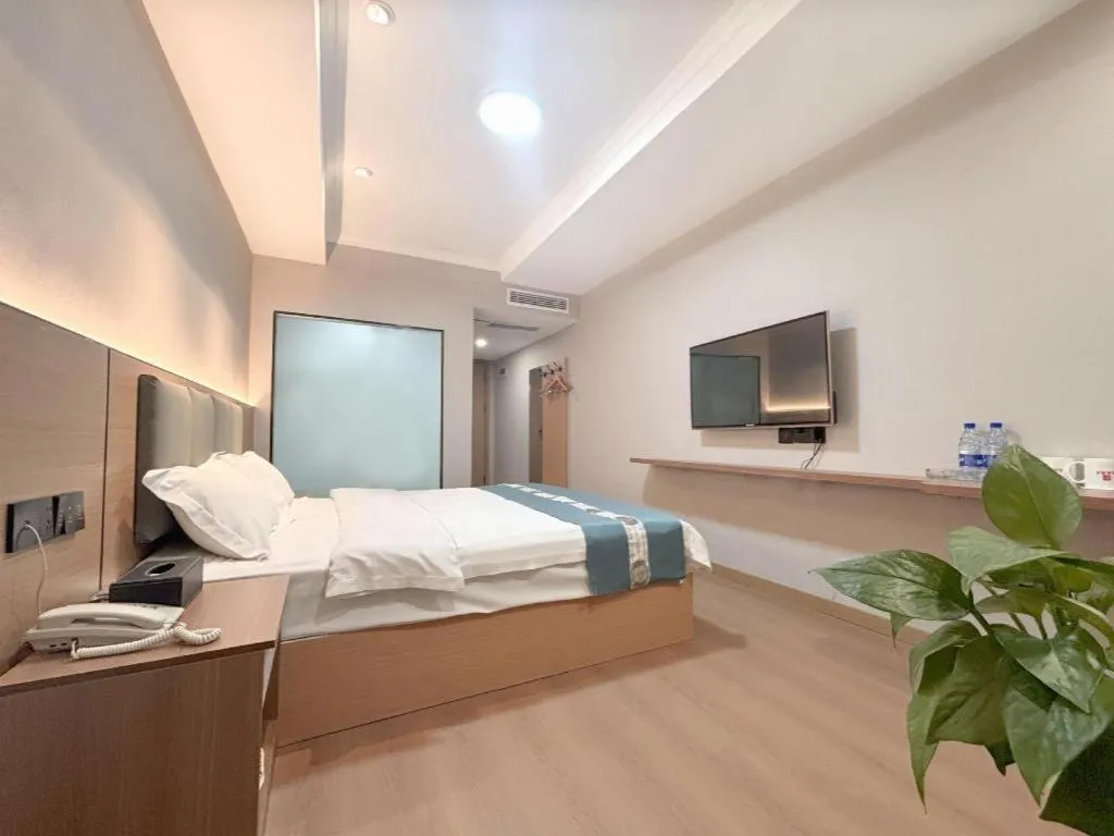 Bed in Shell Hotel Huaibei Jinying Plaza Long Distance Bus Station