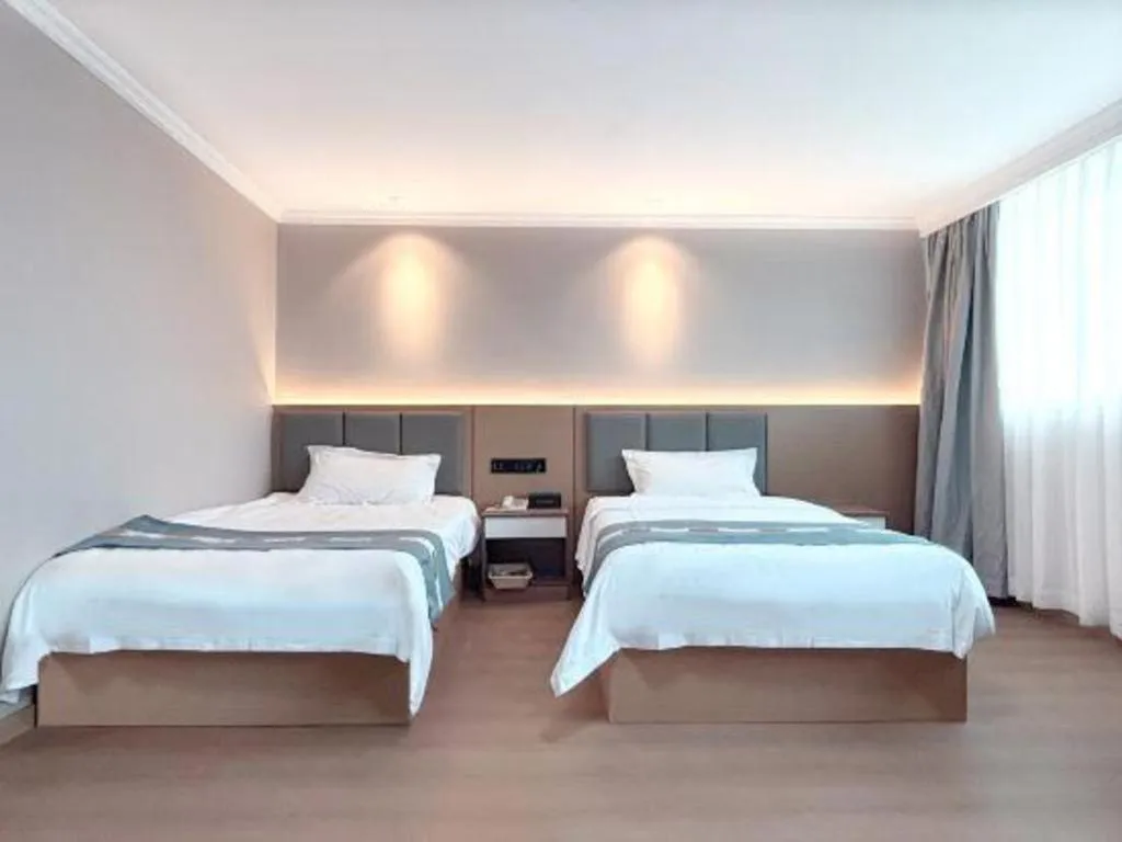 Bed in Shell Hotel Huaibei Jinying Plaza Long Distance Bus Station