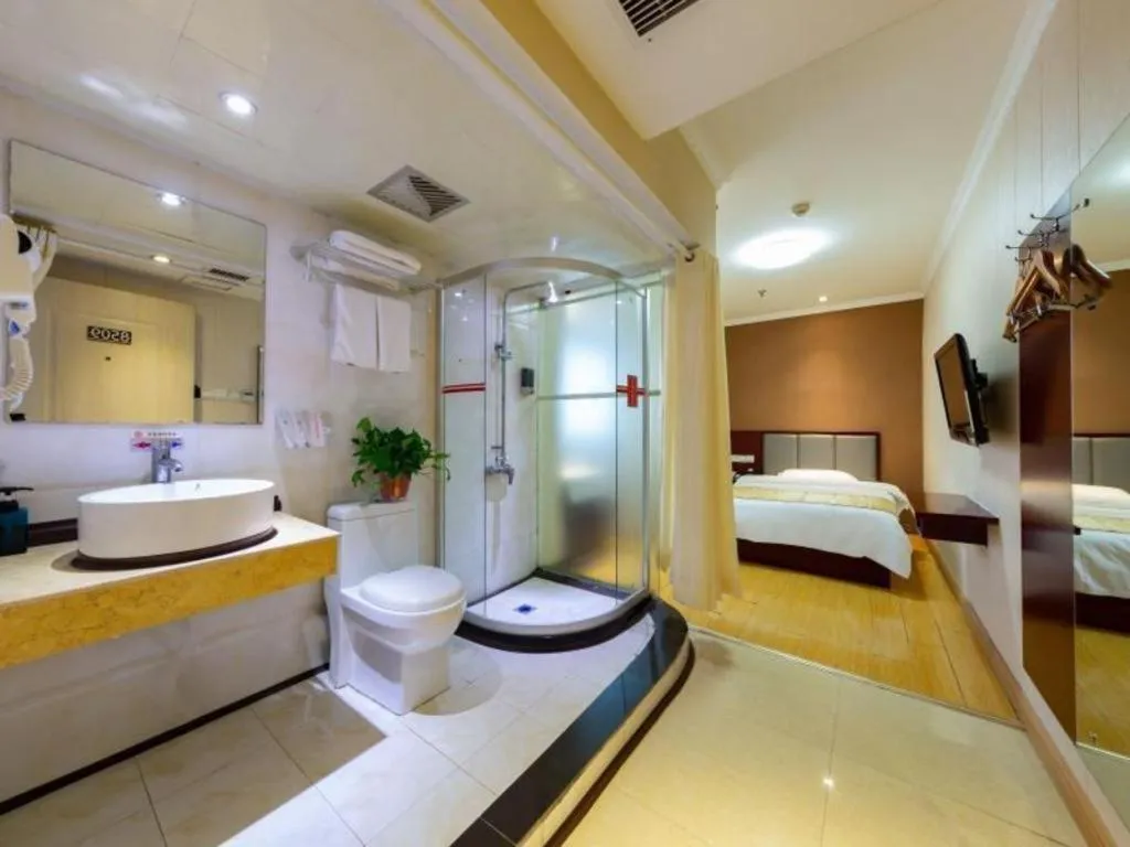 Bed in Shell Hotel Huaibei Jinying Plaza Long Distance Bus Station