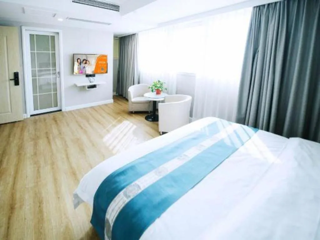 Bed in Shell Hotel Huaibei Jinying Plaza Long Distance Bus Station