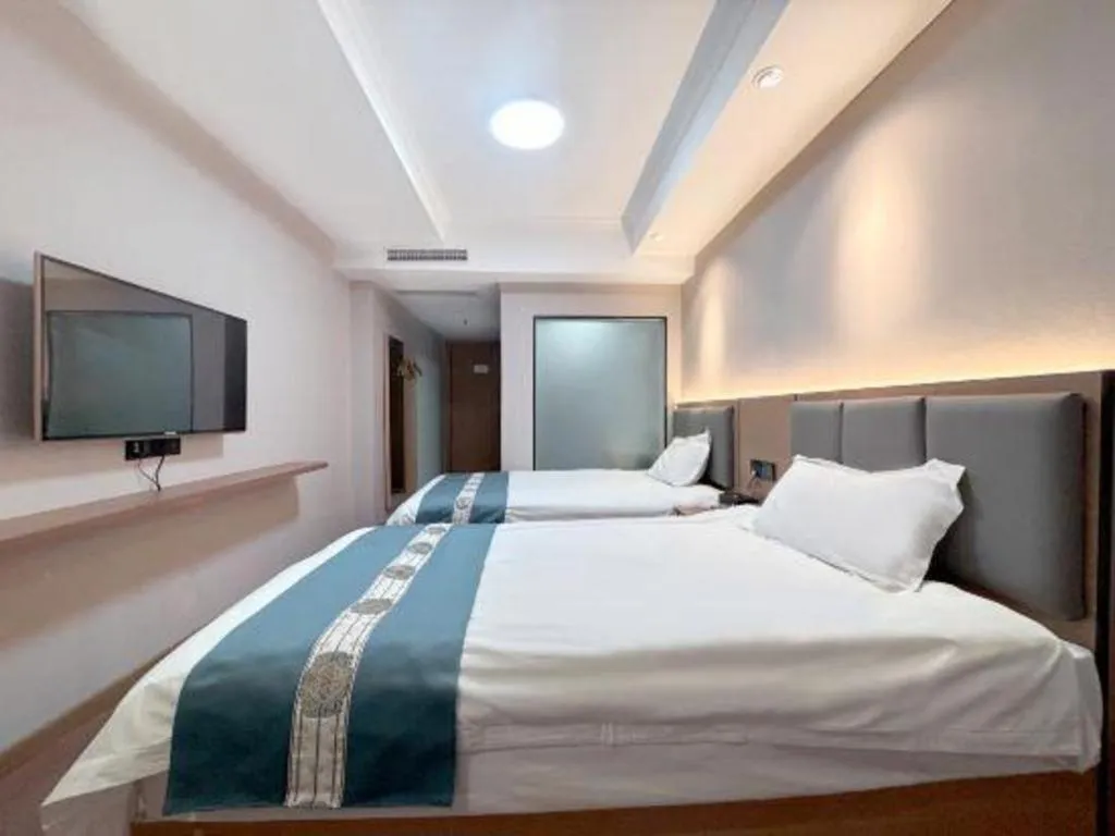 Bed in Shell Hotel Huaibei Jinying Plaza Long Distance Bus Station