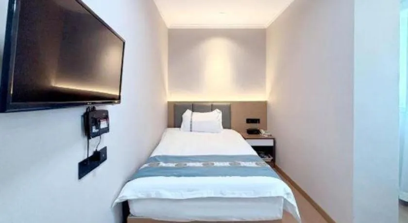 Bed in Shell Hotel Huaibei Jinying Plaza Long Distance Bus Station