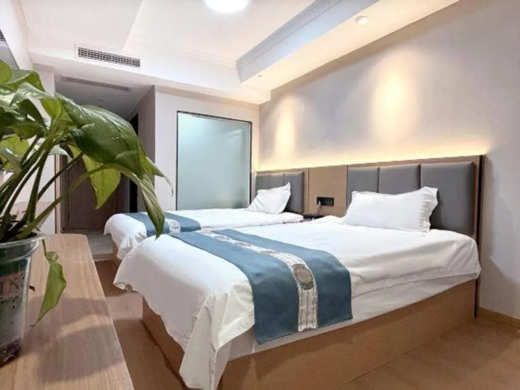 Bed in Shell Hotel Huaibei Jinying Plaza Long Distance Bus Station