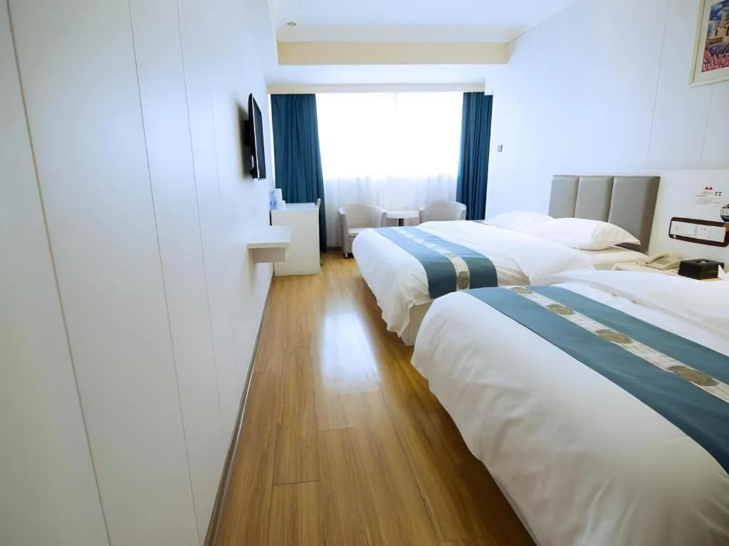 Bed in Shell Hotel Huaibei Jinying Plaza Long Distance Bus Station