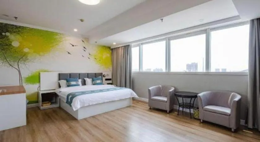 Bed in Shell Hotel Huaibei Jinying Plaza Long Distance Bus Station