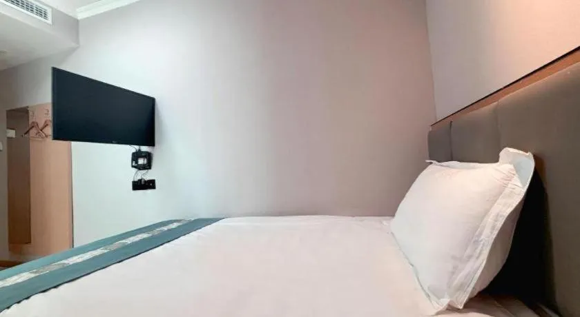 Bed in Shell Hotel Huaibei Jinying Plaza Long Distance Bus Station