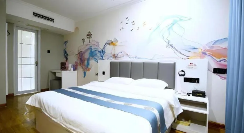 Bed in Shell Hotel Huaibei Jinying Plaza Long Distance Bus Station