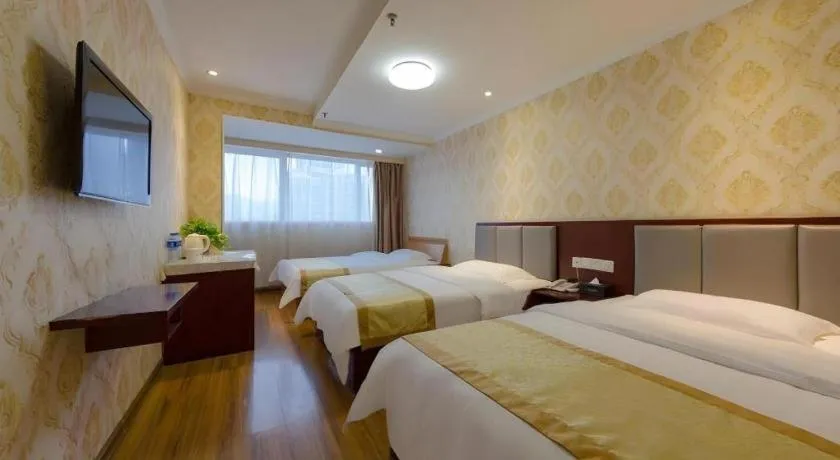Bed in Shell Hotel Huaibei Jinying Plaza Long Distance Bus Station