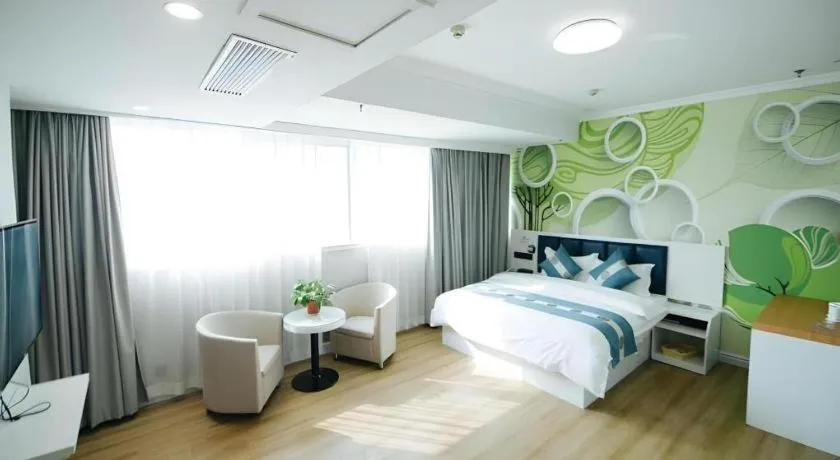 Bed in Shell Hotel Huaibei Jinying Plaza Long Distance Bus Station