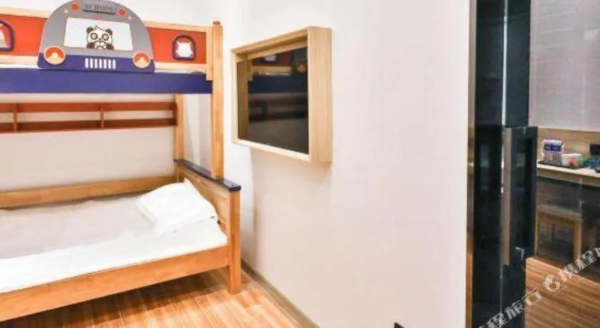 Bed in GreenTree Inn Express Beijing Dongcheng District Beixinqiao Metro Station Gui Street