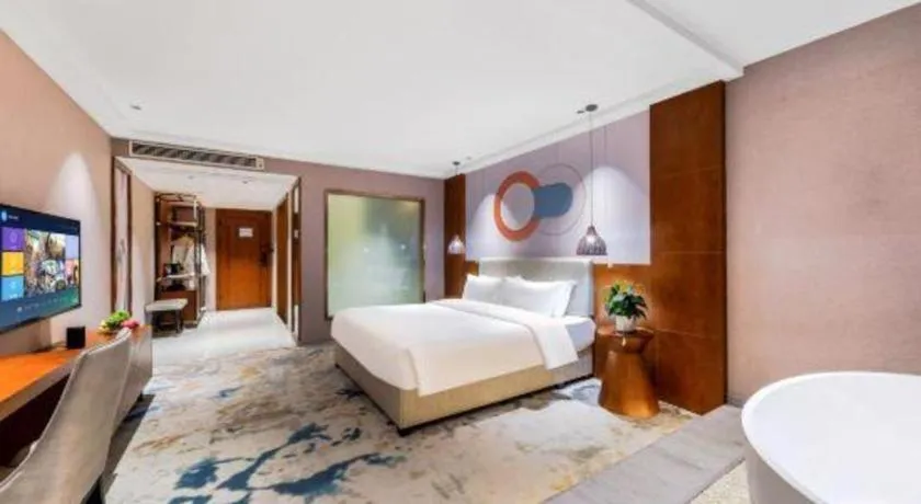 Bed in Xiangsu Boang Hotel