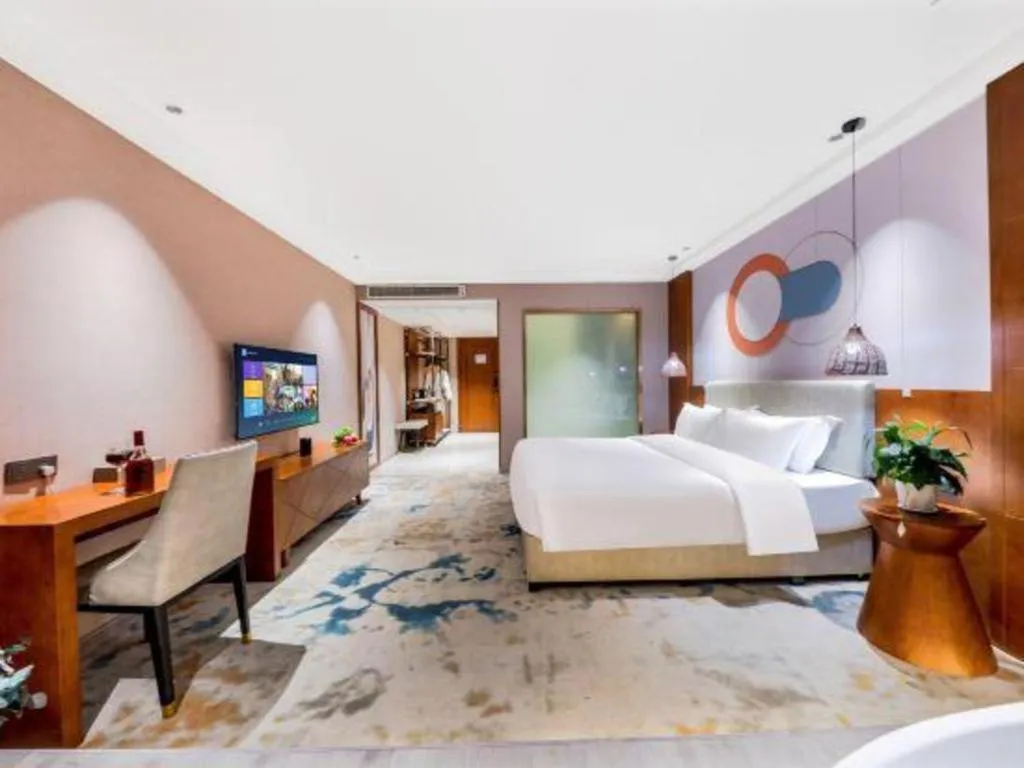 Bed in Xiangsu Boang Hotel