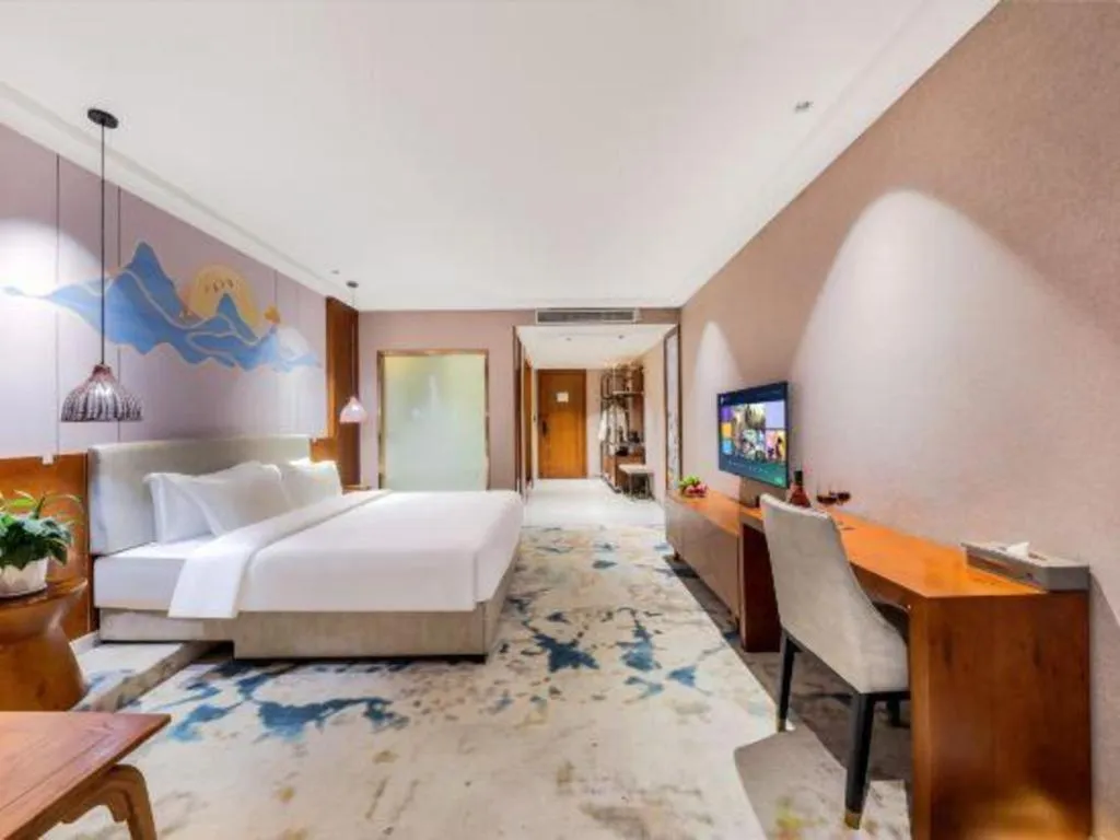 Bed in Xiangsu Boang Hotel