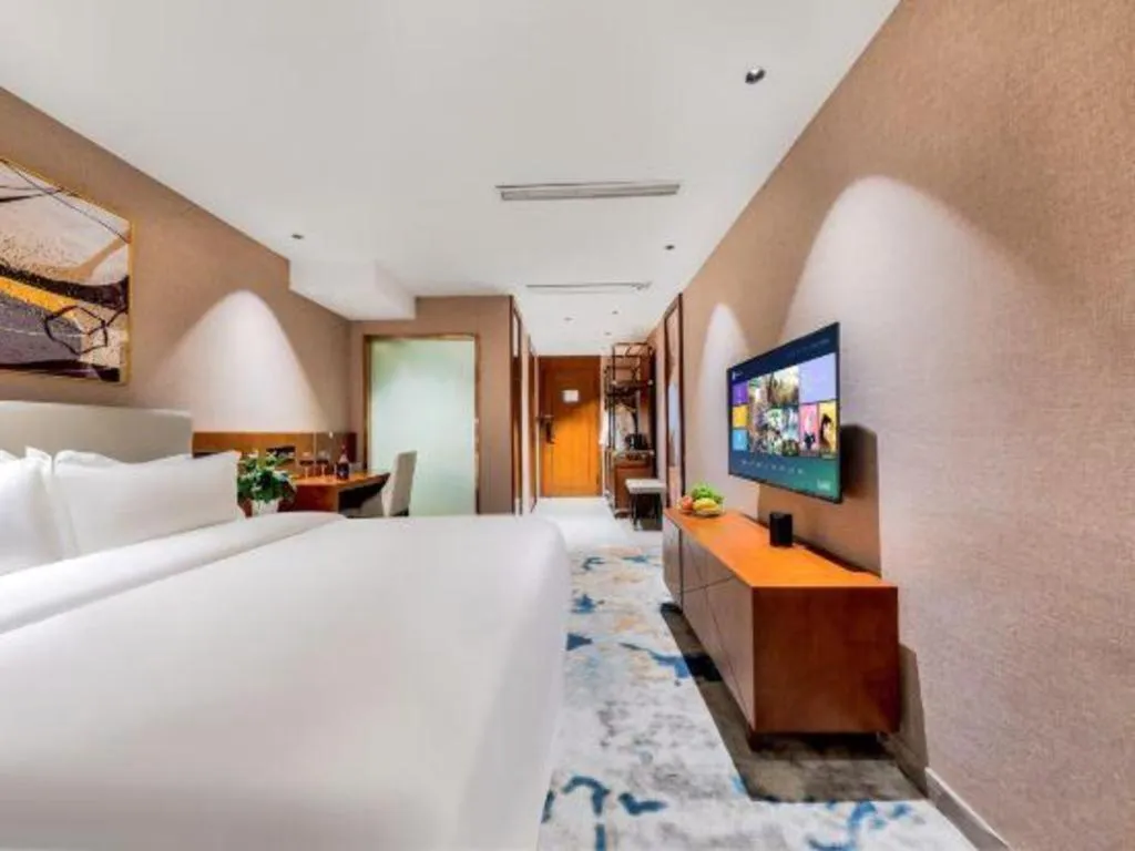 Bed in Xiangsu Boang Hotel