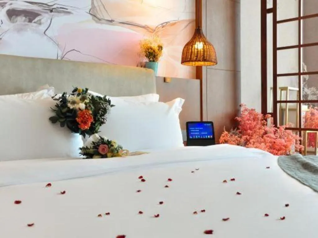 Bed in Xiangsu Boang Hotel