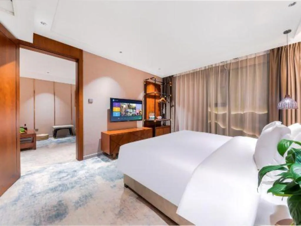 Bed in Xiangsu Boang Hotel