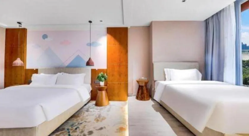 Bed in Xiangsu Boang Hotel