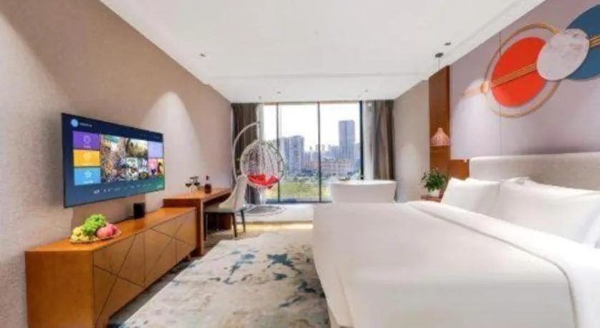 Bed in Xiangsu Boang Hotel