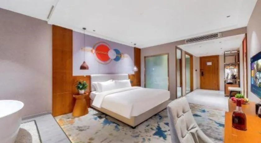 Bed in Xiangsu Boang Hotel