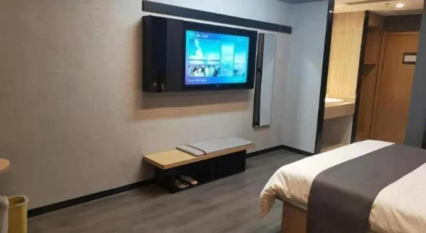 Bed in Thank Inn Jiangxi Nanchang Anyi County Fenghuangshan Industrial Park