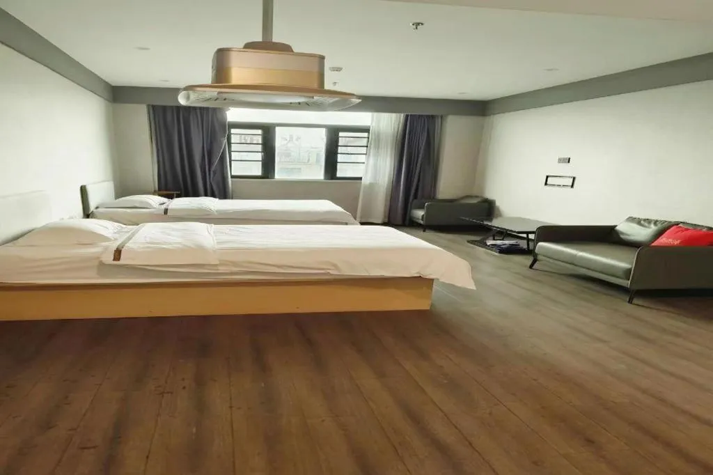 Bed in Thank Inn Jiangxi Nanchang Anyi County Fenghuangshan Industrial Park